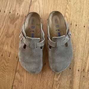 Birkenstock Boston Taupe Size 35